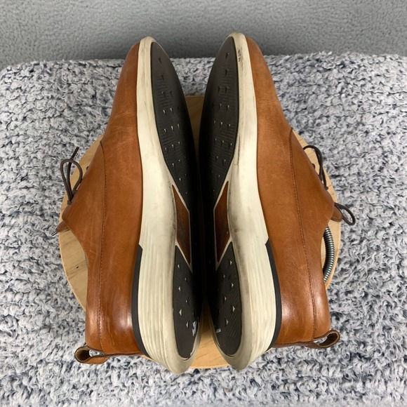 Wolf & Shepherd Crossover Longwing Dress Shoes Men's 11.5 M Honey/White Hybrid - Picture 12 of 15